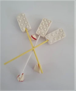 Mønte Lego Slikkepind x 2